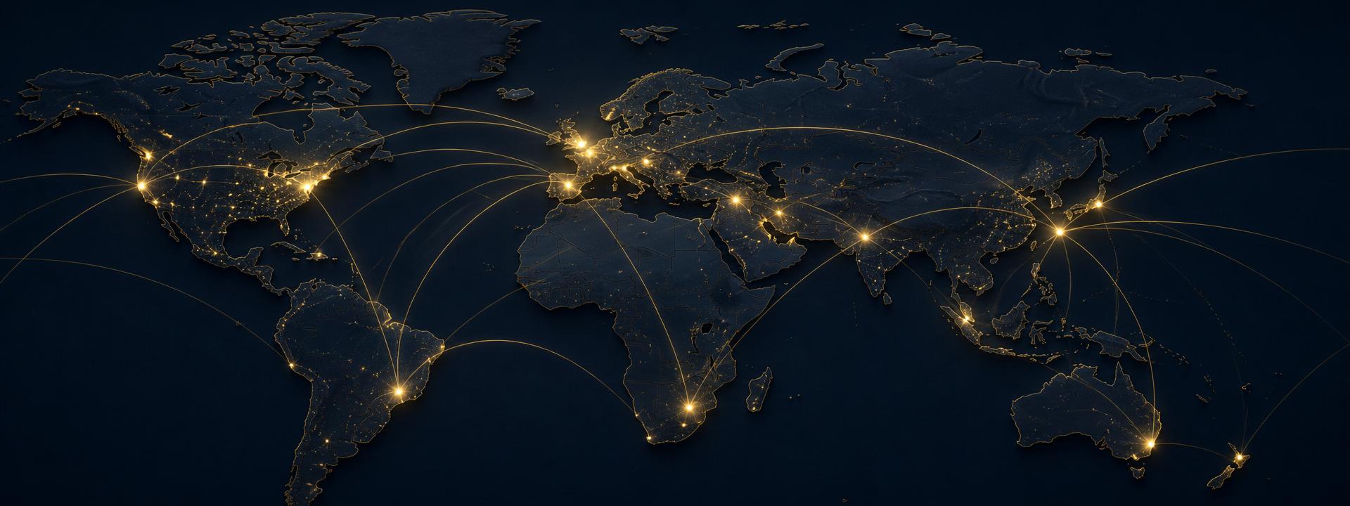 Global travel network